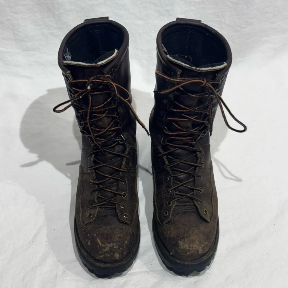 Vintage Danner 69000 Gore-Tex Mountain Leather 8D Hiking Mens Work Boots USA